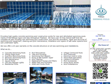 Tablet Screenshot of pattayaswimmingpools.com